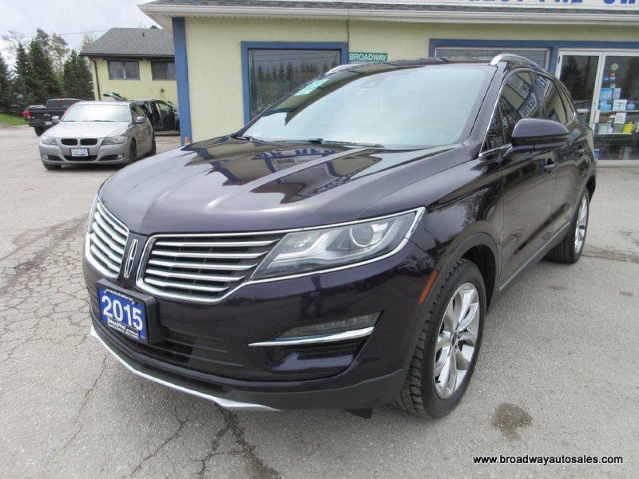 Used 2015 Lincoln MKC LOADED ALL-WHEEL DRIVE 5 PASSENGER 2.0L - ECO-BOOST.. NAVIGATION.. LEATHER.. HEATED SEATS & WHEEL.. PANORAMIC SUNROOF.. BACK-UP CAMERA.. THX AUDIO.. for sale in Bradford, ON