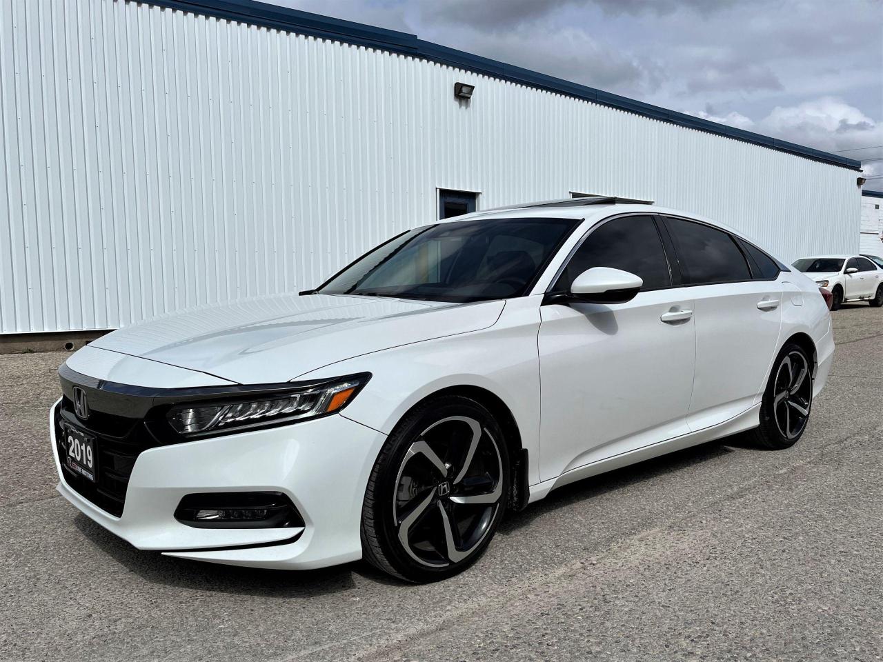 Used 2019 Honda Accord Sport Auto Moonroof Honda Sense Loaded for sale in Kitchener, ON