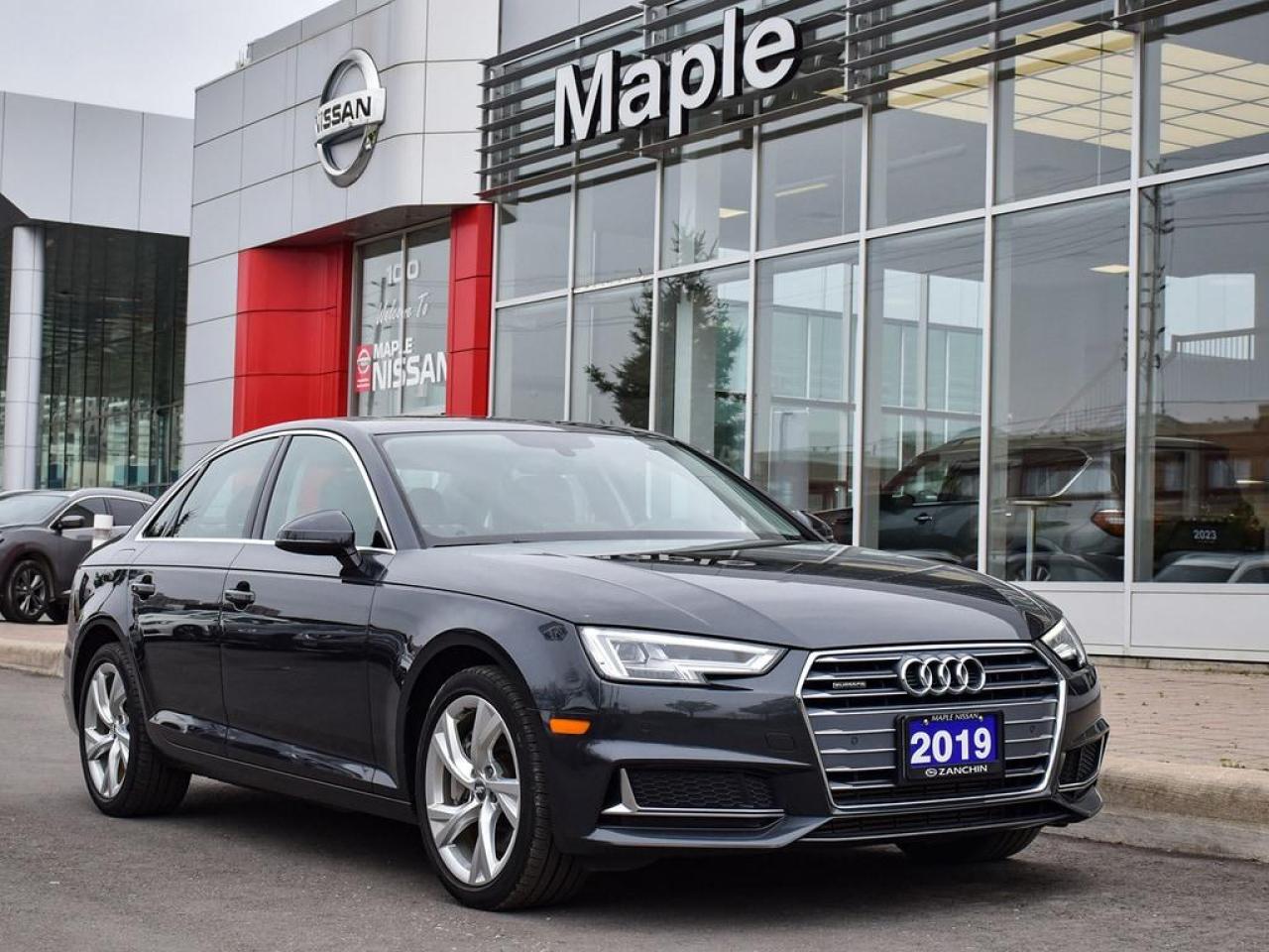 Used 2019 Audi A4 Progressiv Quattro Blind Spot Navi Moonroof for sale in Maple, ON