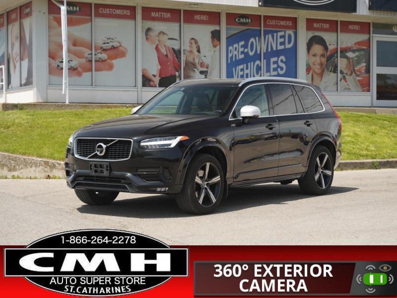2018 Volvo XC90 T6 AWD R-Design  NAV ADAP-CC ROOF P/GATE