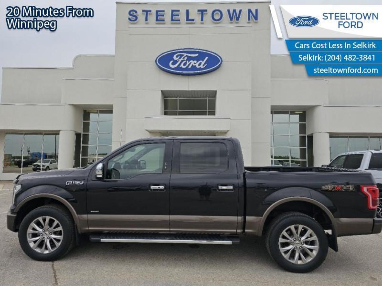 Used 2015 Ford F-150 LARIAT CREW 4X4  - Leather Seats for sale in Selkirk, MB