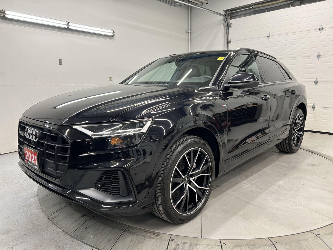 Used 2021 Audi Q8 335HP| BLACK OPTICS | BANG & OLUFSEN |22-IN ALLOYS for sale in Ottawa, ON