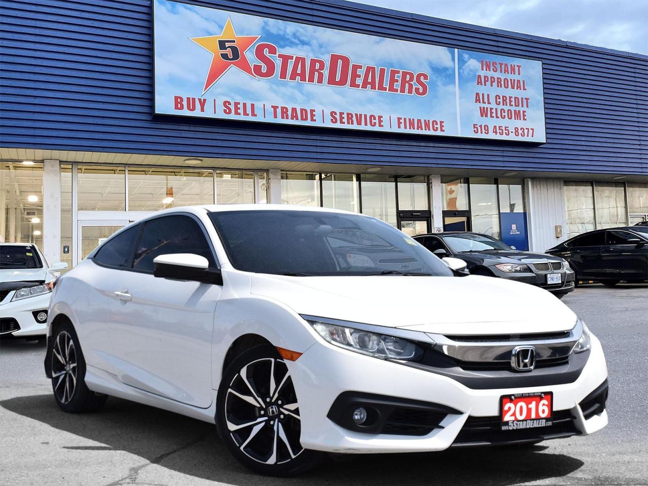 Used 2016 Honda Civic COUPE SUNROOF H-SEATS MINT! WE FINANCE ALL CREDIT! for sale in London, ON