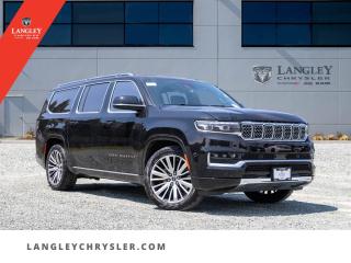 <p><strong><span style=font-family:Arial; font-size:16px;>Liberate yourself on an unforgettable road odyssey with the 2023 Jeep Grand Wagoneer L, Series III..</span></strong></p> <p><strong><span style=font-family:Arial; font-size:16px;>This majestic masterpiece, coated in a jet-black exterior and sumptuous black interior, is the embodiment of adventurous elegance..</span></strong> <br> This SUV is more than a vehicle - its a lifestyle statement.. As an unrivalled beast unleashed on the road, this brand-new addition to the Langley Chrysler family promises to redefine your driving experience.</p> <p><strong><span style=font-family:Arial; font-size:16px;>The powerful 3.0L 6-cylinder engine, paired with an 8-speed automatic transmission, ensures impressive capabilities and unmatched smoothness, delivering the sheer joy of driving in its purest form..</span></strong> <br> The Grand Wagoneer L, Series III, isnt just about raw power.. Its also about sophistication and comfort.</p> <p><strong><span style=font-family:Arial; font-size:16px;>With state-of-the-art features like adjustable pedals, traction control, and a navigation system, your travels will be as effortless as they are exhilarating..</span></strong> <br> The sumptuous leather upholstery, massaging driver lumbar support, and a host of other luxury features promise a sanctuary of serenity amidst the chaos of the outside world.. Safety isnt a mere afterthought.</p> <p><strong><span style=font-family:Arial; font-size:16px;>The Grand Wagoneer L, Series III, comes equipped with a plethora of safety features like ABS brakes, airbags, anti-whiplash front head restraints, and more..</span></strong> <br> Because your peace of mind matters to us! The vehicles aesthetics are just as captivating as its performance.. The jet-black exterior mirrors the night sky, while the equally black interior represents a universe of comfort and luxury.</p> <p><strong><span style=font-family:Arial; font-size:16px;>The genuine wood inserts and intuitive design elements add a touch of elegance that is hard to resist..</span></strong> <br> But its the inclusion of features like adaptive suspension, auto-leveling suspension, and power moonroof that truly set this vehicle apart.. At Langley Chrysler, we believe that you should not just love your car, but also love buying it.</p> <p><strong><span style=font-family:Arial; font-size:16px;>We take pride in ensuring that our customers feel valued and appreciated throughout their purchasing journey..</span></strong> <br> We also understand that each buyer is unique, so we strive to cater to diverse needs and preferences.. In the 2023 Jeep Grand Wagoneer L, Series III, the journey will inevitably become the destination.</p> <p><strong><span style=font-family:Arial; font-size:16px;>This vehicle isnt just about getting you from point A to point B..</span></strong> <br> Its about making every moment of your journey worthwhile.. So, ready for an unforgettable road odyssey? Embrace the freedom, embrace the adventure, and let the Grand Wagoneer L, Series III, redefine your driving story.</p> <p><strong><span style=font-family:Arial; font-size:16px;>This untouched gem is waiting for you at Langley Chrysler..</span></strong> <br> Because lifes too short for ordinary drives</p>.Documentation Fee $968, Finance Placement $628, Safety & Convenience Warranty $699

<p>*All prices are net of all manufacturer incentives and/or rebates and are subject to change by the manufacturer without notice. All prices plus applicable taxes, applicable environmental recovery charges, documentation of $599 and full tank of fuel surcharge of $76 if a full tank is chosen.<br />Other items available that are not included in the above price:<br />Tire & Rim Protection and Key fob insurance starting from $599<br />Service contracts (extended warranties) for up to 7 years and 200,000 kms starting from $599<br />Custom vehicle accessory packages, mudflaps and deflectors, tire and rim packages, lift kits, exhaust kits and tonneau covers, canopies and much more that can be added to your payment at time of purchase<br />Undercoating, rust modules, and full protection packages starting from $199<br />Flexible life, disability and critical illness insurances to protect portions of or the entire length of vehicle loan?im?im<br />Financing Fee of $500 when applicable<br />Prices shown are determined using the largest available rebates and incentives and may not qualify for special APR finance offers. See dealer for details. This is a limited time offer.</p>