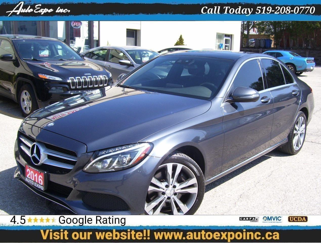 Used 2016 Mercedes-Benz C-Class 4dr Sdn C 300 4MATIC,Certified,Tinted,Alloys,Fog's for sale in Kitchener, ON