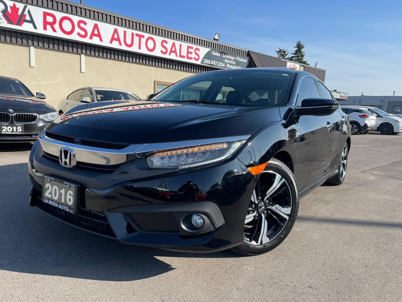 2016 Honda Civic AUTO TOURING NAVIGATION LEATHER ROOF B-TOOTH - Photo #1