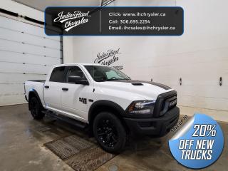 <b>Aluminum Wheels,  Proximity Key,  Heavy Duty Suspension,  Tow Package,  Power Mirrors!</b><br> <br> <br> <br>  This Ram 1500 Classic is a top contender in the full-size pickup segment thanks to a winning combination of a strong powertrain, a smooth ride and a well-trimmed cabin. <br> <br>The reasons why this Ram 1500 Classic stands above its well-respected competition are evident: uncompromising capability, proven commitment to safety and security, and state-of-the-art technology. From its muscular exterior to the well-trimmed interior, this 2023 Ram 1500 Classic is more than just a workhorse. Get the job done in comfort and style while getting a great value with this amazing full-size truck. <br> <br> This white Crew Cab 4X4 pickup   has a 8 speed automatic transmission and is powered by a  395HP 5.7L 8 Cylinder Engine.<br> <br> Our 1500 Classics trim level is SLT. This Ram 1500 SLT steps things up with upgraded aluminum wheels, proximity keyless entry, USB connectivity and exterior chrome styling, along with a great selection of standard features such as class II towing equipment including a hitch, wiring harness and trailer sway control, heavy-duty suspension, cargo box lighting, and a locking tailgate. Additional features include heated and power adjustable side mirrors, UCconnect 3, cruise control, air conditioning, vinyl floor lining, and a rearview camera. This vehicle has been upgraded with the following features: Aluminum Wheels,  Proximity Key,  Heavy Duty Suspension,  Tow Package,  Power Mirrors,  Rear Camera. <br><br> View the original window sticker for this vehicle with this url <b><a href=http://www.chrysler.com/hostd/windowsticker/getWindowStickerPdf.do?vin=1C6RR7LT2PS555727 target=_blank>http://www.chrysler.com/hostd/windowsticker/getWindowStickerPdf.do?vin=1C6RR7LT2PS555727</a></b>.<br> <br>To apply right now for financing use this link : <a href=https://www.indianheadchrysler.com/finance/ target=_blank>https://www.indianheadchrysler.com/finance/</a><br><br> <br/> Weve discounted this vehicle $19454. See dealer for details. <br> <br>At Indian Head Chrysler Dodge Jeep Ram Ltd., we treat our customers like family. That is why we have some of the highest reviews in Saskatchewan for a car dealership!  Every used vehicle we sell comes with a limited lifetime warranty on covered components, as long as you keep up to date on all of your recommended maintenance. We even offer exclusive financing rates right at our dealership so you dont have to deal with the banks.
You can find us at 501 Johnston Ave in Indian Head, Saskatchewan-- visible from the TransCanada Highway and only 35 minutes east of Regina. Distance doesnt have to be an issue, ask us about our delivery options!

Call: 306.695.2254<br> Come by and check out our fleet of 40+ used cars and trucks and 80+ new cars and trucks for sale in Indian Head.  o~o