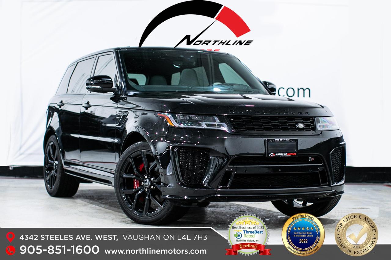 Used 2022 Land Rover Range Rover Sport V8 Supercharged SVR/HUD/360 CAM/22 IN RIMS/ 575HP for sale in Vaughan, ON