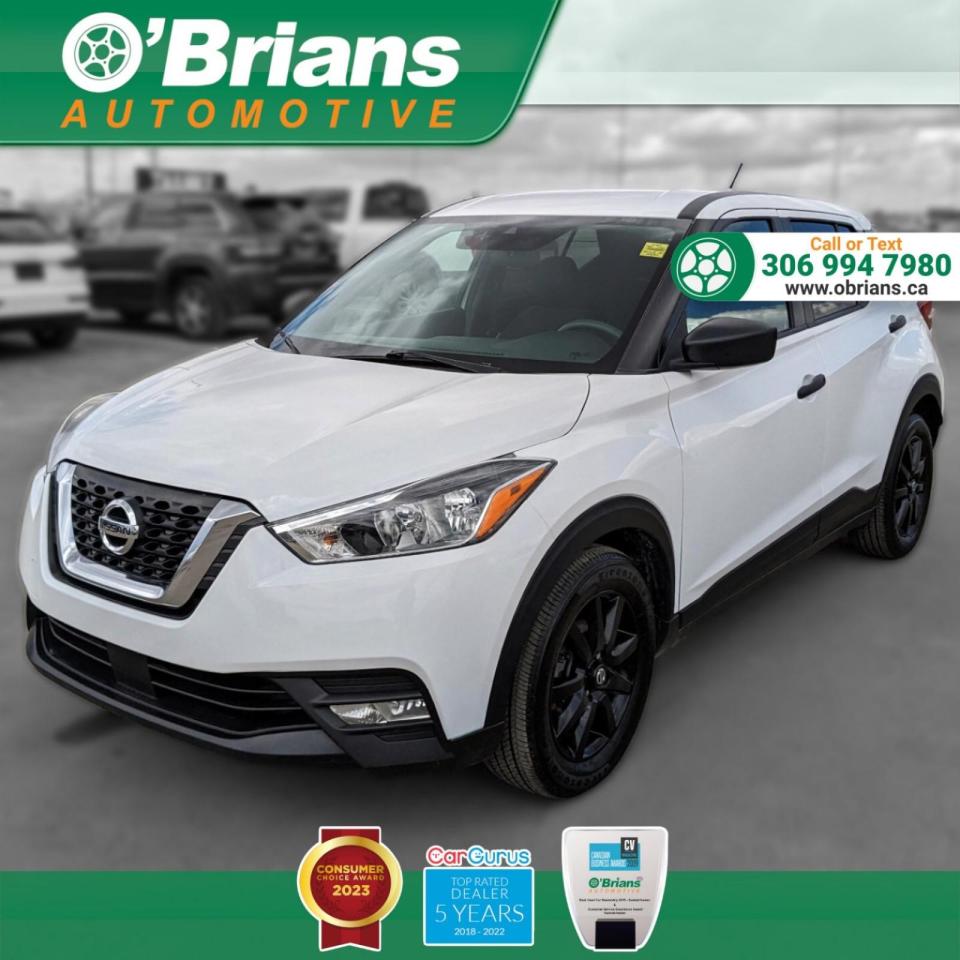 Used 2020 Nissan Kicks S - Accident Free! w/Mfg Warranty, Backup Camera for sale in Saskatoon, SK