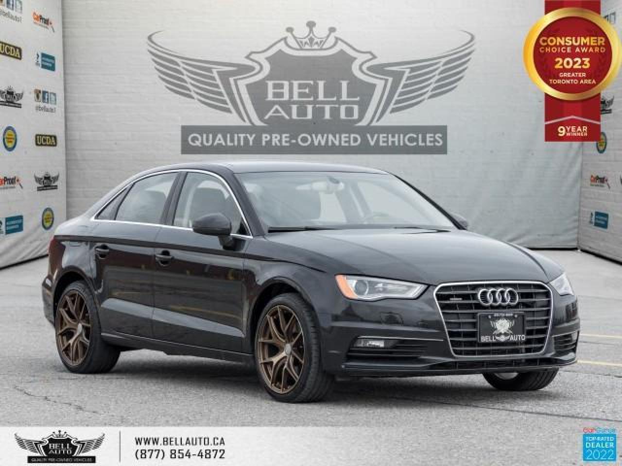 Used 2015 Audi A3 2.0T Progressiv, SOLD...SOLD...SOLD...Quattro, MoonRoof, NoAccident, SatelliteRadio, TurboCharged, DualShift for sale in Toronto, ON