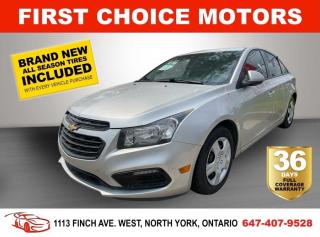 Used 2015 Chevrolet Cruze LT ~MANUAL, FULLY CERTIFIED WITH WARRANTY!!!~ for sale in North York, ON