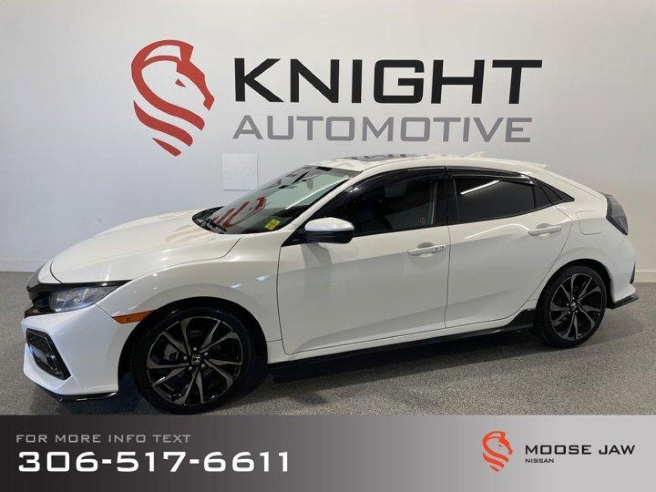 Used 2017 Honda Civic Hatchback Sport | Heated Seats | Sunroof | Back-up Camera for sale in Moose Jaw, SK