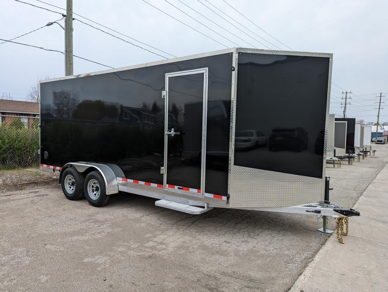 2023 Canadian Trailer Company 7x18 V-Nose Cargo Trailer Aluminum