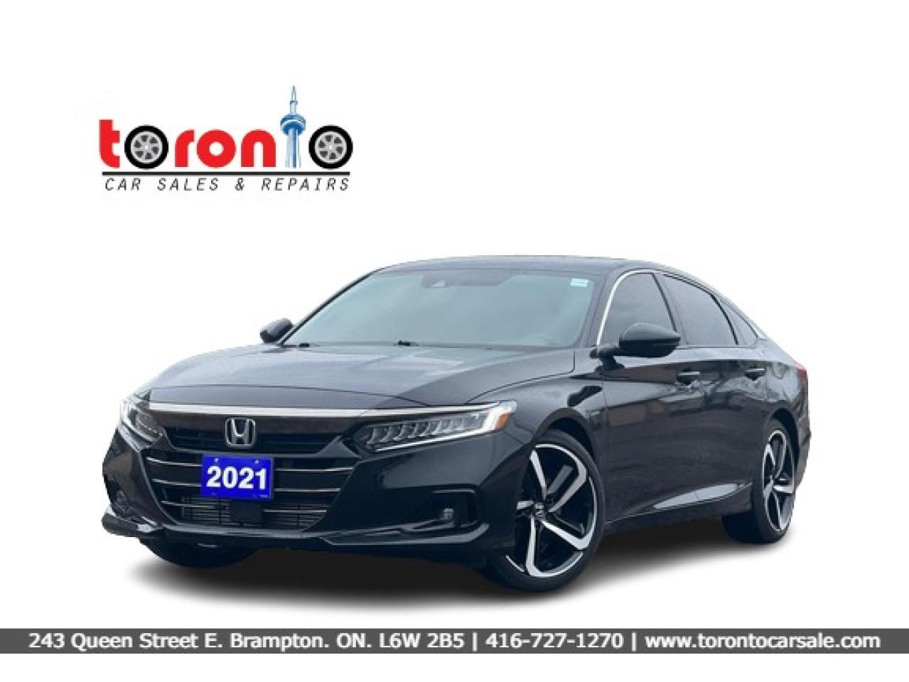 Used 2021 Honda Accord Sport | SUNROOF | ALLOYS | HONDA SENSING | LOADED for sale in Brampton, ON