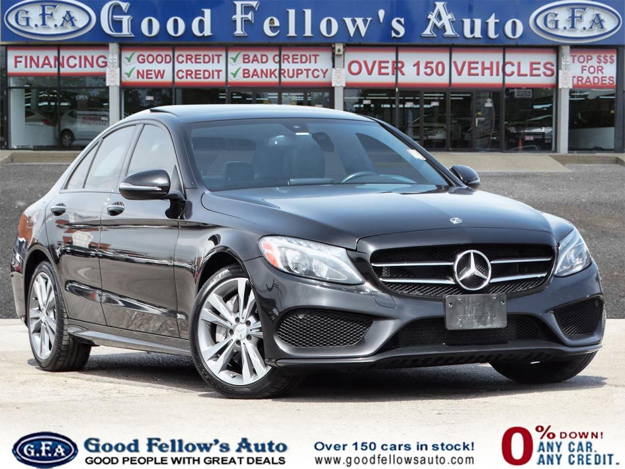 2018 Mercedes-Benz C-Class 4MATIC, PANORAMIC ROOF, NAVIGATION, REARVIEW CAMER Photo1