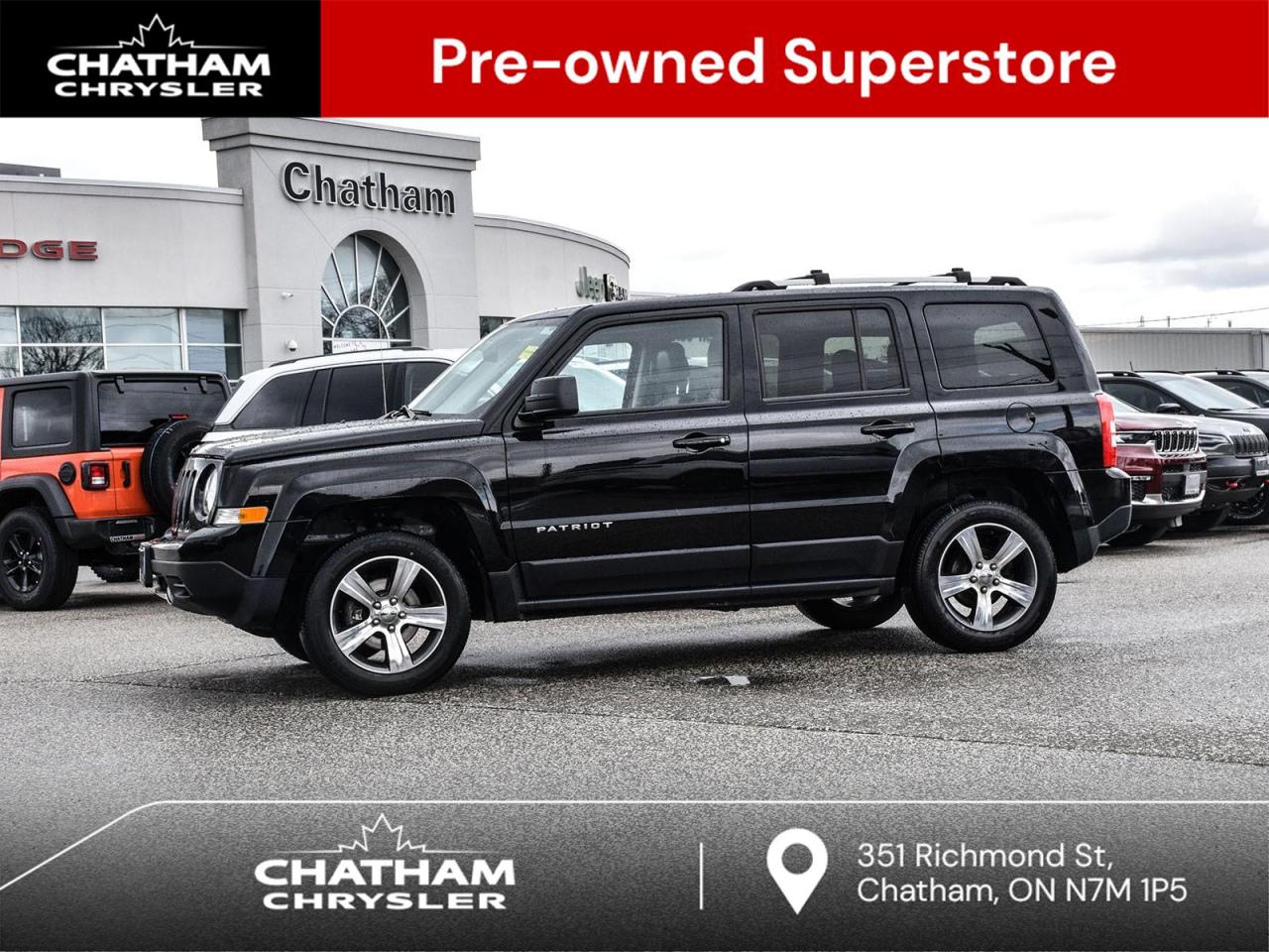 Used 2016 Jeep Patriot Sport/North HIGH ALTITUDE LEATHER POWER GROUP for sale in Chatham, ON