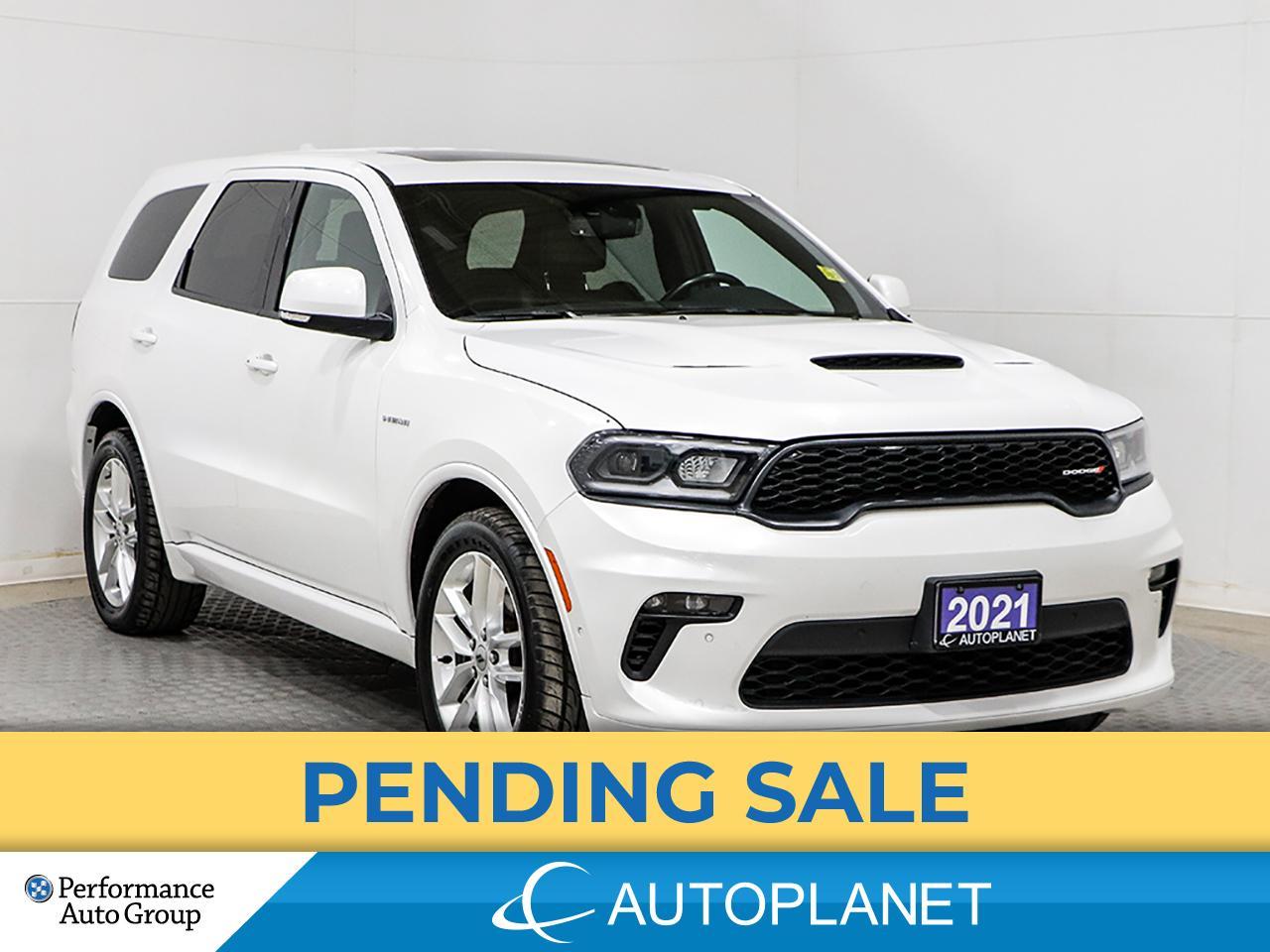 Used 2021 Dodge Durango R-T AWD, HEMI, 7-Seater, Navi, Back Up Cam,Sunroof for sale in Brampton, ON