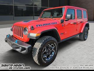 Used 2022 Jeep Wrangler 4xe Unlimited Rubicon 4x4 HYBRIDE BRANCHABLE for sale in Saint-Jean-sur-Richelieu, QC