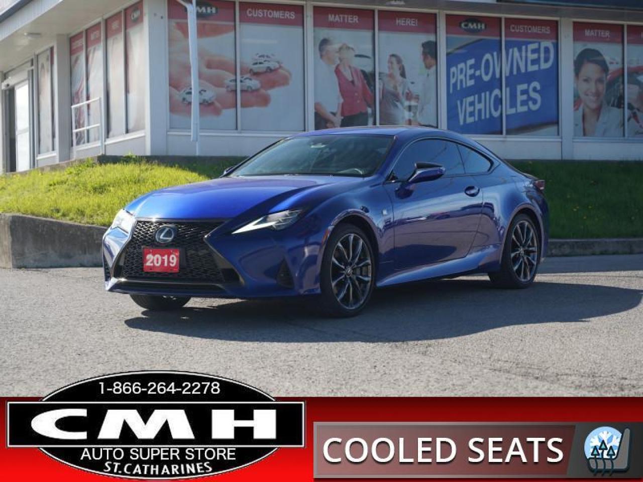 2019 Lexus RC 300  F-SPORT ADAP-CC ROOF COLD-SEATS 19-AL