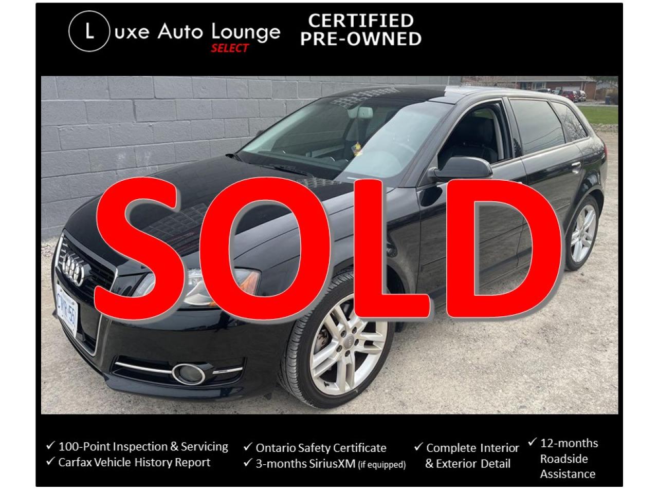 Used 2012 Audi A3 PROGRESSIVE S-LINE! PANO SUNROOF, LEATHER, LOADED! for sale in Orleans, ON
