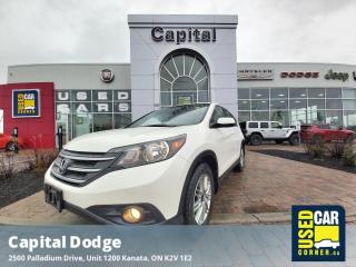 This Honda CR-V delivers a Gas I4 2.4L engine powering this Automatic transmission. Vehicle Stability Assist (VSA) w/traction control, Variable intermittent windshield wipers, Tire pressure monitoring system.*This Honda CR-V Comes Equipped with These Options *Tilt & telescoping steering column, Tailgate spoiler, Security system, Retractable cargo cover, Remote fuel filler door release, Remote entry system, Rear window defroster, Rear seat heater ducts, Rear intermittent wiper w/washer, Real Time AWD w/Intelligent Control System.* Why Buy Capital Pre-Owned *All of our pre-owned vehicles come with the balance of the factory warranty, fully detailed and the safety is completed by one of our mechanics who has been servicing vehicles with Capital Dodge for over 35 years.* Stop By Today *Come in for a quick visit at Capital Dodge Chrysler Jeep, 2500 Palladium Dr Unit 1200, Kanata, ON K2V 1E2 to claim your Honda CR-V!*Call Capital Dodge Today!*Looking to schedule a test drive? Need more info? No problem - call Capital Dodge TODAY at (613) 271-7114. Capital Dodge is YOUR best choice for a variety of quality used Cars, Trucks, Vans, and SUVs in Ottawa, ON! Dont wait  Call Capital Dodge, TODAY!