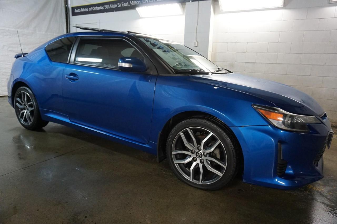 Used 2016 Scion tC 2.4L FWD SPORT COUPE CERTIFIED BLUETOOTH PANO ROOF CRUISE CONTROL ALLOYS AUX SPOILER for sale in Milton, ON