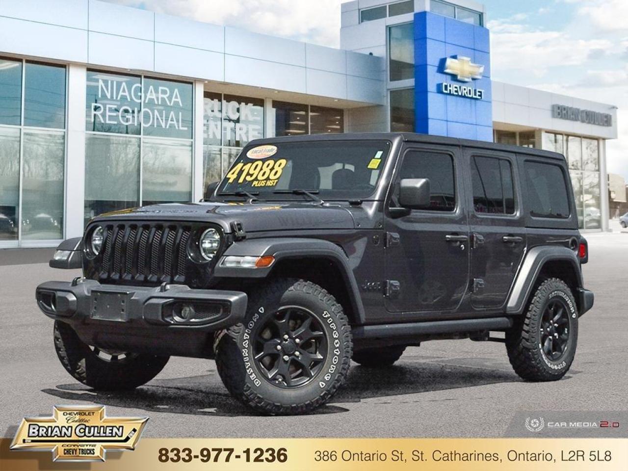 Used 2020 Jeep Wrangler Unlimited Willys for sale in St Catharines, ON
