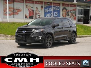 Used 2018 Ford Edge Sport  NAV BLIND-SPOT ROOF COLD-SEATS for sale in St. Catharines, ON