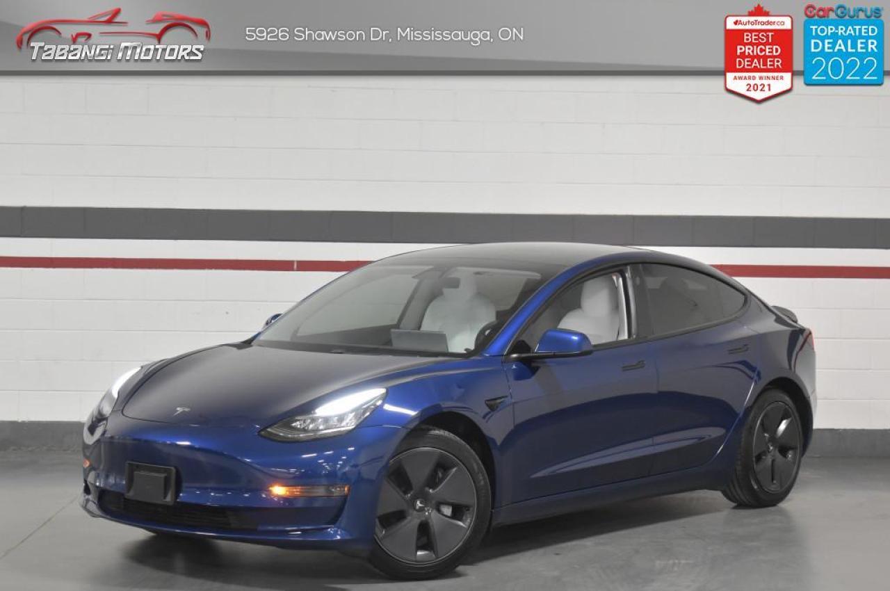 Used 2021 Tesla Model 3 Standard Range Plus  No Accident White Interior Glass Roof Autopilot for sale in Mississauga, ON