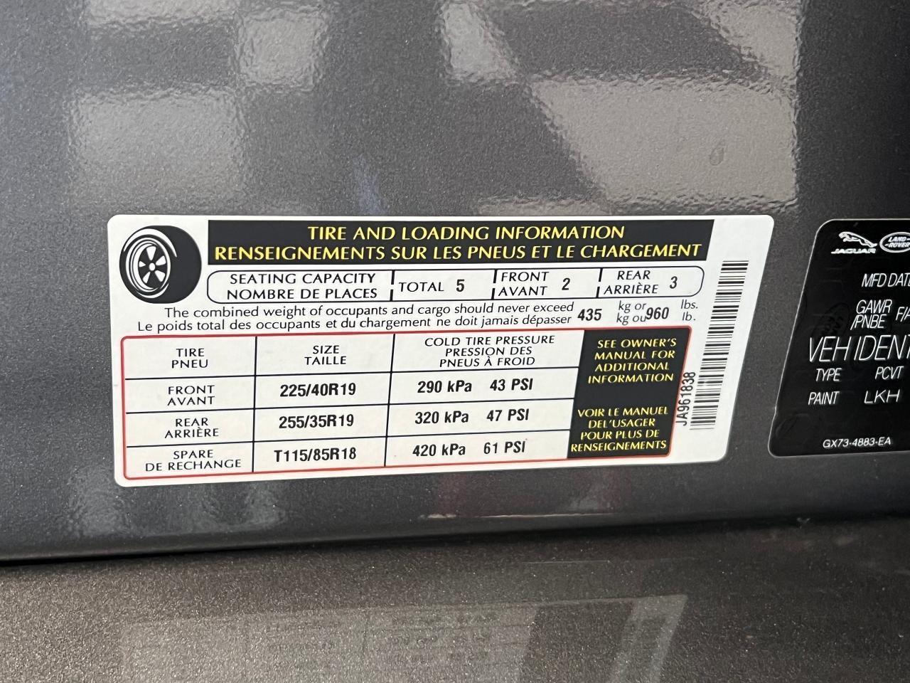 2017 Jaguar XE 35t Supercharged V6+ApplePlay+GPS+Camera+BlindSpot Photo109