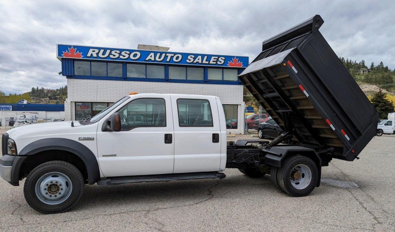 2007 Ford F-550 4x4 Crew Cab Dump Box