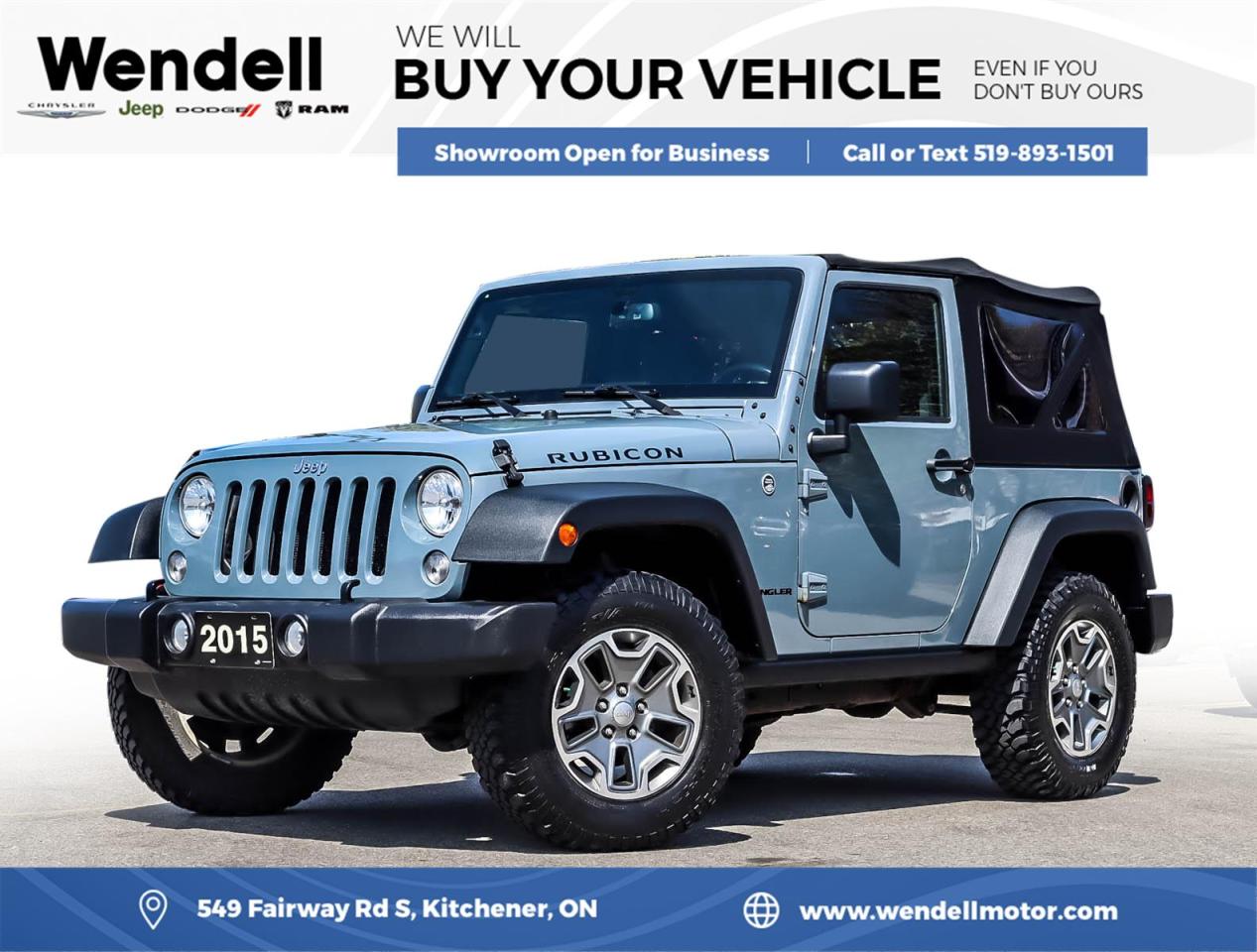 Used 2015 Jeep Wrangler Rubicon Manual / Nav for sale in Kitchener, ON