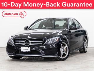 Used 2017 Mercedes-Benz C-Class C 300 w/ Bluetooth, Navigation, Moonroof for sale in Toronto, ON