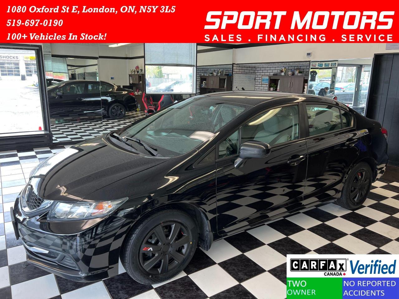 2015 Honda Civic LX+A/C+Camera+Heated Seats+New Tires+CLEAN CARFAX