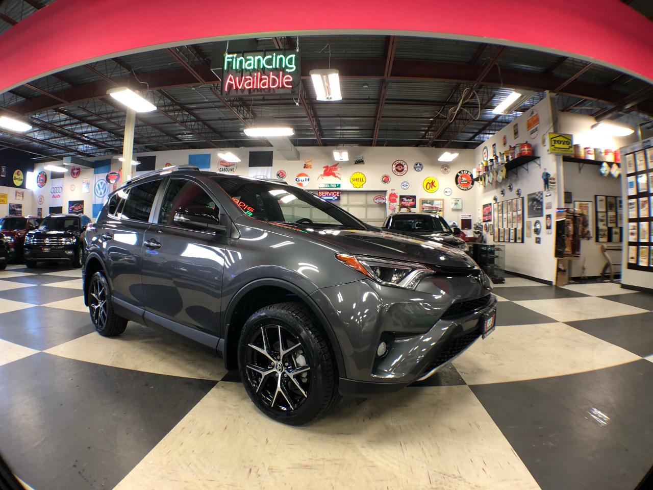 Used 2018 Toyota RAV4 SE AWD LEATHER P/SUNROOF NAVI B/SPOT CAMERA for sale in North York, ON