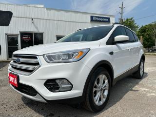 <p>2018 Ford Escape SEL is a one owner no accident vehicle. Leather, moonroof, navigation, power liftgate, heated seats, Bluetooth, Winter tires and rims included! Fully Certified, Financing available for all Credit Situations. To schedule a viewing please call or text 519-816-3513 or email preownedcarshop@gmail.com . Cant make it during regular business hours no problem we can make arrangements to accommodate your schedule. </p>