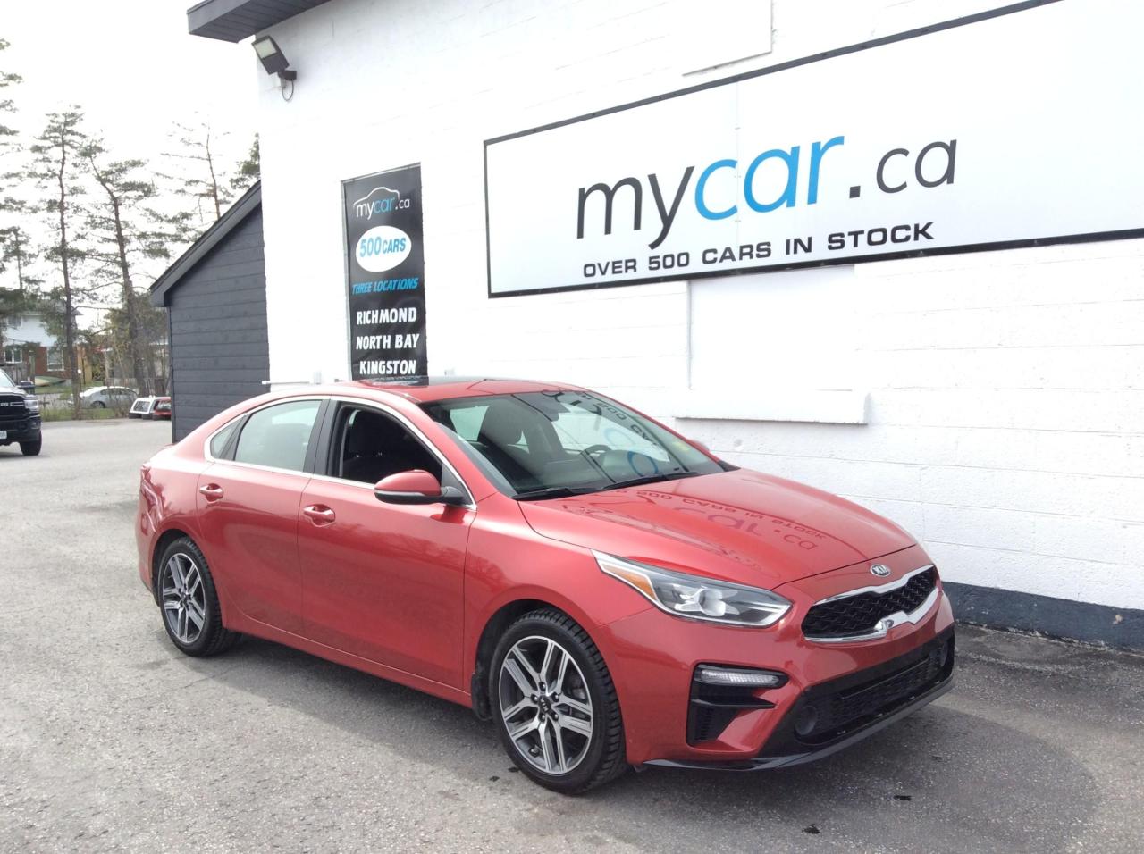 Used 2020 Kia Forte EX+ ALLOYS, SUNROOF. HEATED SEATS. BACKUP CAM. A/C. for sale in North Bay, ON