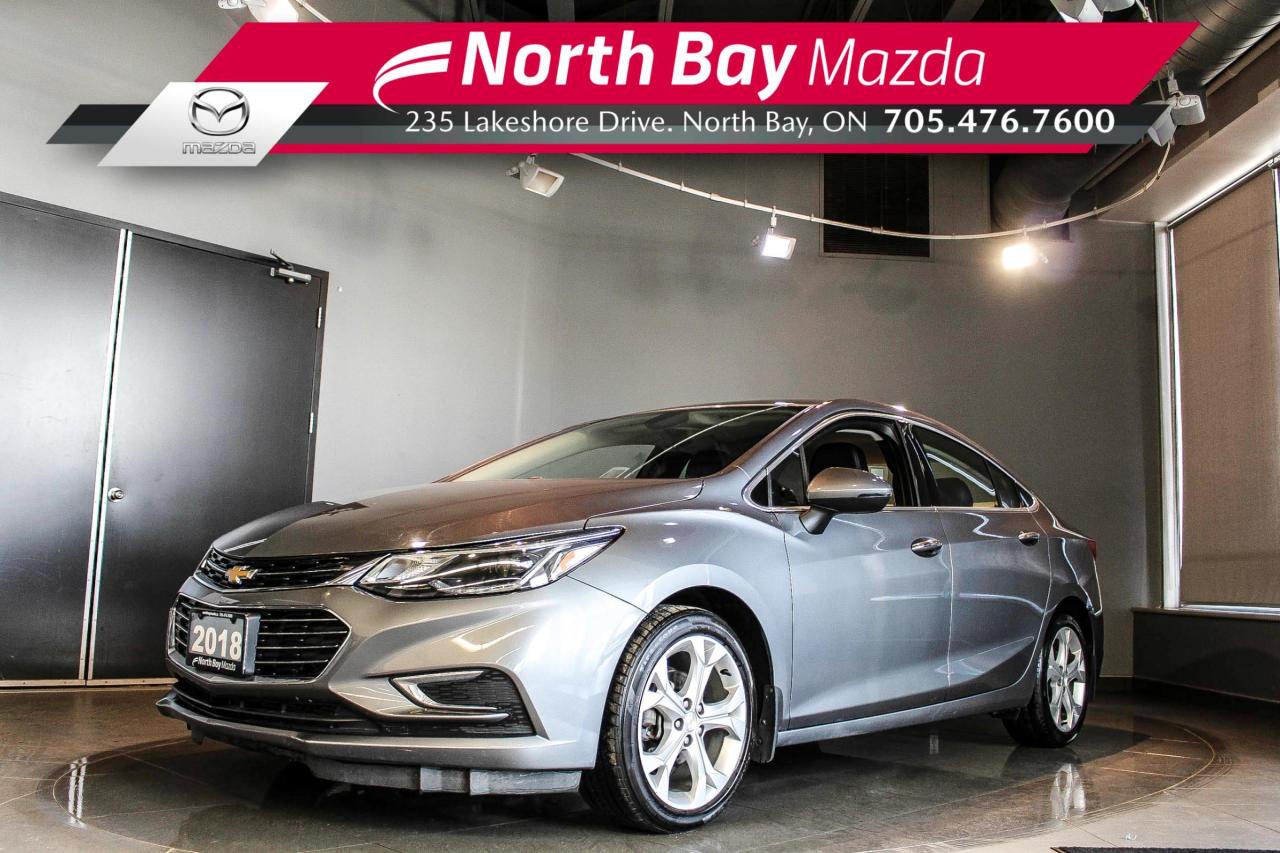 Used 2018 Chevrolet Cruze Premier Auto New Brakes! Heated Seats/Steering Wheel - Cruise Control - Bluetooth for sale in North Bay, ON