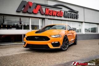 <p>After a 17-year hiatus, the Mach 1 is back, and its powered by a more powerful 5.0-liter V-8, has the same ivory white cue-ball shifter as the Bullitt and is fitted with all sorts of track-ready upgrades from the Shelby GT350 and GT500. In the Mach 1, the 5.0-liter V-8 pumps out 480 horsepower and 420 lb-ft of torque—the same output as the Steve McQueen–inspired Bullitt—and comes standard with the six-speed manual transmission from the Shelby GT350, now with rev matching. The Mach 1s 5.0-liter V-8 gets some good stuff from the Shelby GT350, too, including its intake manifold, oil-filter adapter, and engine oil cooler. Additionally, the Mach 1 has the GT350s front and rear subframe with stiffer bushings.</p>
<p>SOME OTHER FEATURES INCLUDED -</p>
<p>- Recaro bucket seats</p>
<p>- Alloys</p>
<p>- Brembo brakes</p>
<p>- Spoiler</p>
<p>- Rev match</p>
<p>- Digital cluster</p>
<p>- Rear view camera</p>
<p>- Push bottom start</p>
<p>MUCH MORE!!</p>
<p> </p><br><p>OPEN 7 DAYS A WEEK. FOR MORE DETAILS PLEASE CONTACT OUR SALES DEPARTMENT</p>
<p>905-874-9494 / 1 833-503-0010 AND BOOK AN APPOINTMENT FOR VIEWING AND TEST DRIVE!!!</p>
<p>BUY WITH CONFIDENCE. ALL VEHICLES COME WITH HISTORY REPORTS. WARRANTIES AVAILABLE. TRADES WELCOME!!!</p>