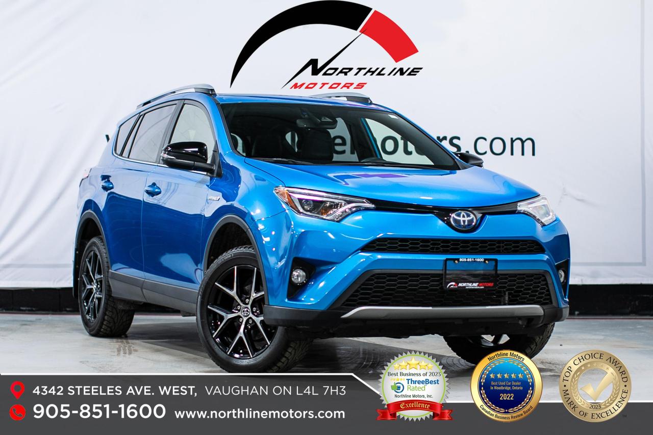 Used 2017 Toyota RAV4 Hybrid SE HYBRID/ ROOF/ NAVI/ CAM/BLINDSPOT/ KEYLESS for sale in Vaughan, ON