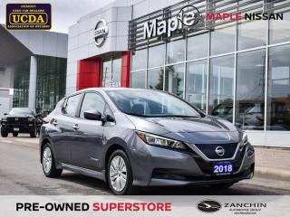 Used 2018 Nissan Leaf S Full EV Bluetooth Backup Camera Heated Seats for sale in Maple, ON