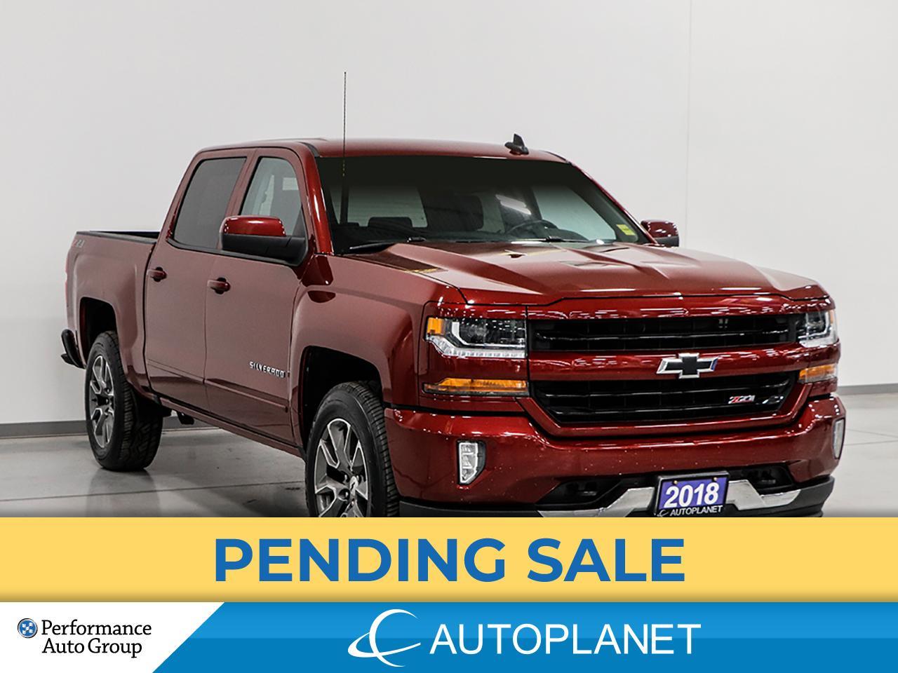 Used 2018 Chevrolet Silverado 1500 LT 4x4, Crew Cab, Z71 Pkg, Back Up Cam, Bluetooth! for sale in Clarington, ON