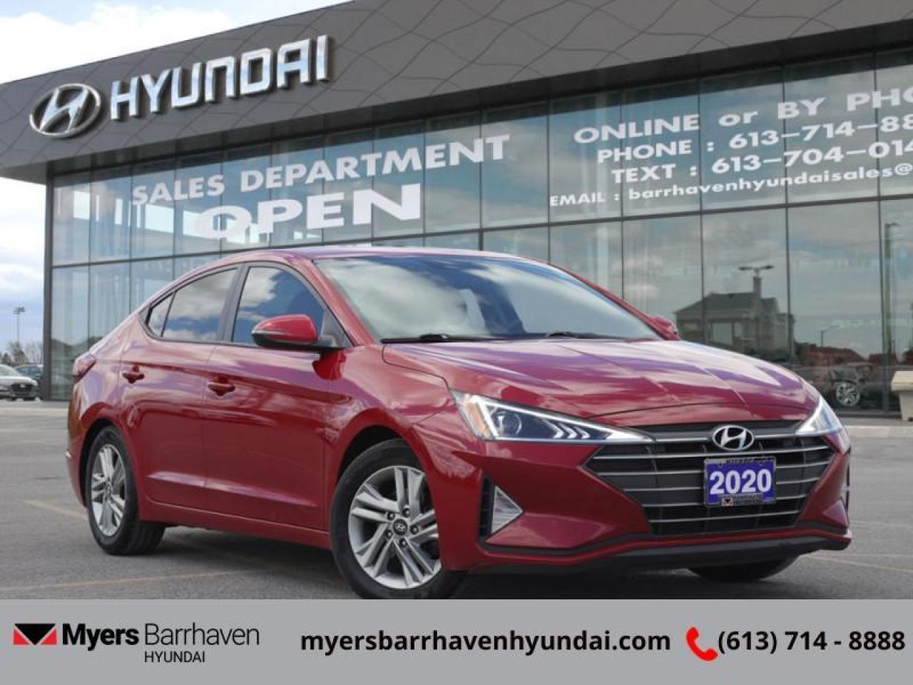 Used 2020 Hyundai Elantra Preferred IVT  -  Heated Seats - $155 B/W for sale in Nepean, ON
