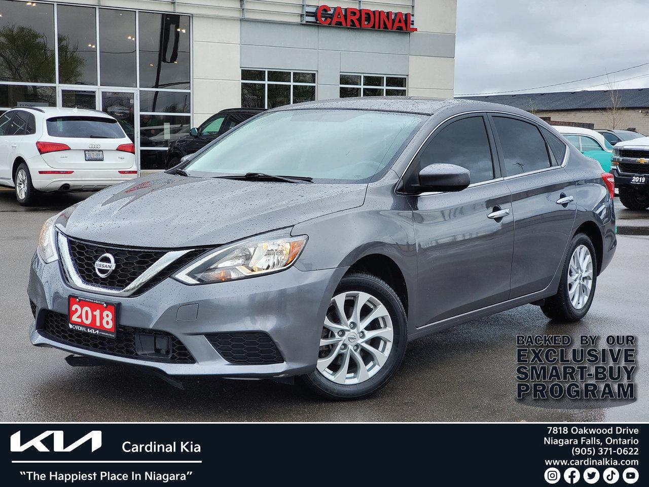 Used 2018 Nissan Sentra 1.8 SV, Heated Seats, Sunroof, Alloy Rims for sale in Niagara Falls, ON