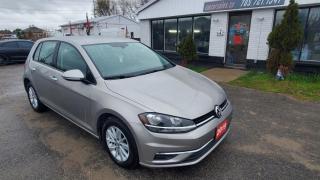 Smart Wheels - Your Trusted Used Car Dealership - Quality Cars, Exceptional Service!<br><br>2019 VOLKSWAGEN GOLF<br>Body Type: HATCHBACK<br>Engine: 1.4L TURBO I4 147HP <br>Transmission: 8-SPEED AUTOMATIC<br>Doors: 4<br>Drive Type: FWD<br>Breaks: HYDRAULIC<br><br>Features of the vehicle include auto start/stop, hands-free phone, back-up camera, sensor/alert blind spot safety, audible warning pre-collision warning system, rear cross-traffic alert, drive mode selector, rain-sensing front wipers, cruise control, tilt/telescopic steering wheel, steering wheel controls, power windows, power door locks, power/heated mirrors, air conditioning, AM/FM radio, 6 total speakers, Android Auto smartphone integration, Bluetooth auxiliary audio input, Bluetooth wireless data link, LED daytime running lights, LED taillights, approach lamps exterior entry lights, auto delay off headlights, alloy wheels, multi-function display, panic alarm multi-function remote, and a vehicle immobilizer anti-theft system.<br><br>Restraints consist of driver and passenger front airbags, side airbags, and front and rear side curtain airbags with passenger sensing deactivation.<br><br>Installed equipment includes 12V cargo area power outlet(s), 4 one-touch windows, 4-wheel ABS, air filtration, automatic hazard warning lights, braking assist, Car-Net smart device app compatibility, cargo area light, cargo tie-down anchors and hooks storage, child safety door locks, clock, compass, coolant temperature warning warnings and reminders, digital odometer, door unlock impact sensor, dual illuminating vanity mirrors, dual tip exhaust, electronic brakeforce distribution, external temperature display, front assist handle, front automatic emergency braking, front console with armrest and storage center console, front cupholders, front overhead console, front reading lights, Google POIs connected in-car apps, height driver seat manual adjustments, height passenger seat manual adjustments, in-dash rearview monitor, inside spare tire mount location, intermittent rear wiper, LATCH system child seat anchors, leather parking brake trim, leather shift knob trim, leather steering wheel trim, manual day/night rearview mirror, manual folding side mirror adjustments, metallic-tone interior accents, occupant sensing passenger airbag deactivation, power brakes, radio data system, rear center folding with storage and pass-thru armrests, rear window defogger, rearview camera system, reclining driver seat power adjustments, reclining passenger seat power adjustments, regenerative braking system, retractable cargo cover, safety brake pedal system, safety reverse power windows, second-row rear vents, speed-sensitive volume control, split rear seat folding, stability control, tachometer gauge, tire pressure monitoring system, traction control, trip odometer, and variable/speed-proportional power steering.<br><br>Purchase price: $17,999 plus HST and LICENSING<br><br>Certification is available for only $799 which includes 3 month or 3ooo km Lubrico warranty with $1000 per claim.<br> If not certified, by OMVIC regulations this vehicle is being sold AS-lS and is not represented as being in road worthy condition, mechanically sound or maintained at any guaranteed level of quality. The vehicle may not be fit for use as a means of transportation and may require substantial repairs at the purchaser   s expense. It may not be possible to register the vehicle to be driven in its current condition.<br><br>CARFAX PROVIDED FOR EVERY VEHICLE<br><br>WARRANTY: Extended warranty with different terms and coverages is available, please ask our representative for more details.<br>FINANCING: Bad Credit? Good Credit? No Credit? We work with you to find the best financing plan that fits your budget. Our specialists are happy to assist you with all necessary information.<br>TRADE-IN OR SELL: Upgrade your ride by trading-in your vehicle and save on taxes, or Sell it to us, and get the best value for your current vehicle.<br><br>Smart Wheels Used Car Dealership<br>642 Dunlop St West, Barrie, ON L4N 9M5<br>Phone: (705)721-1341<br>Email: Info@swcarsales.ca<br>Web: www.swcarsales.ca<br>Terms and conditions may apply. Price and availability subject to change. Contact us for the latest information.<br>