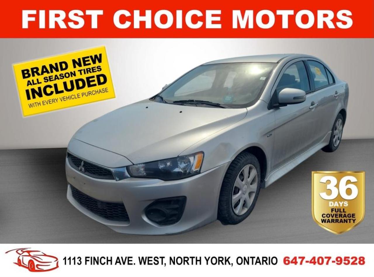 Used 2017 Mitsubishi Lancer ES ~AUTOMATIC, FULLY CERTIFIED WITH WARRANTY!!!~ for sale in North York, ON