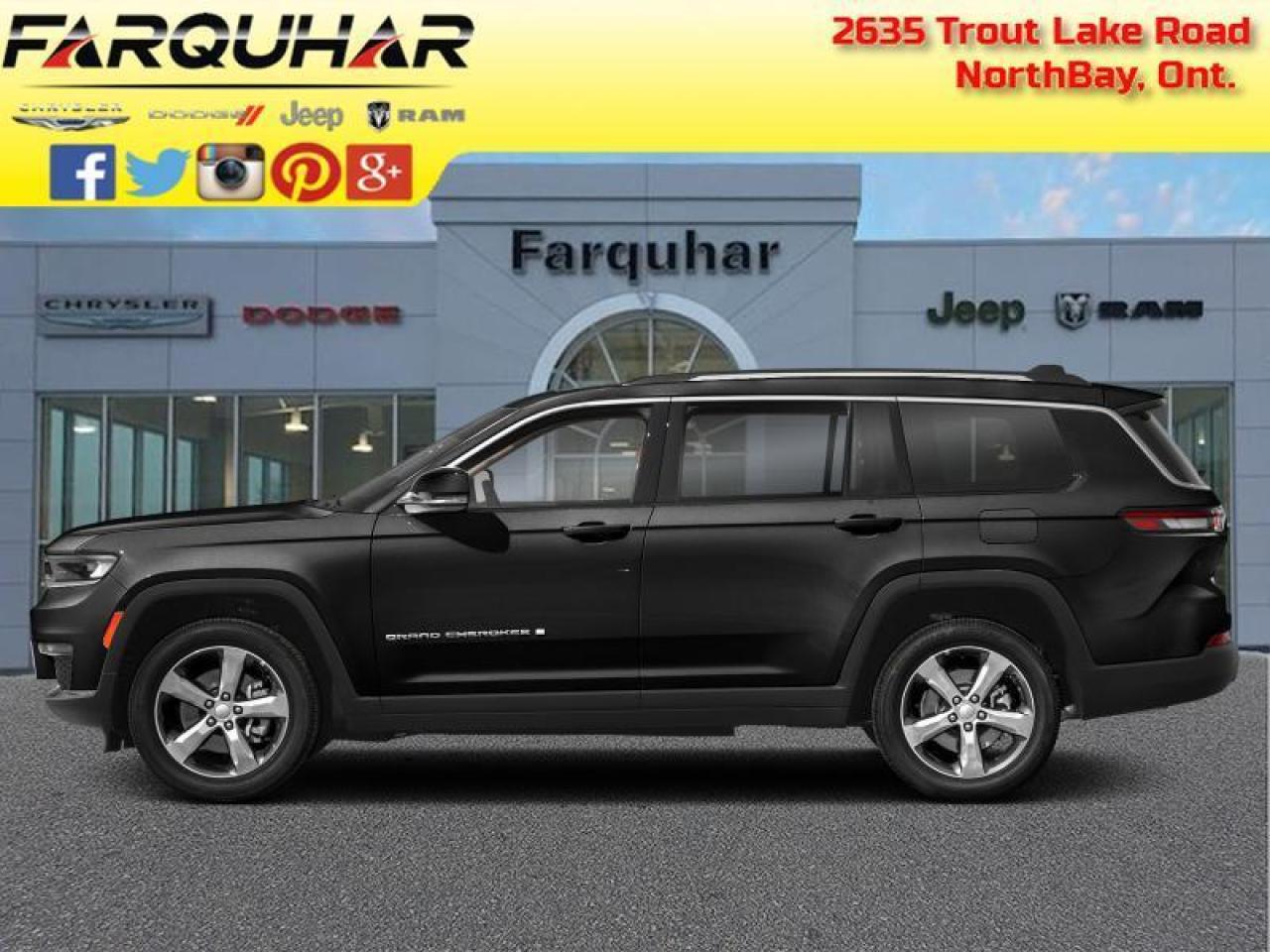 Used 2021 Jeep Grand Cherokee L Limited - Power Liftgate - $374 B/W for sale in North Bay, ON