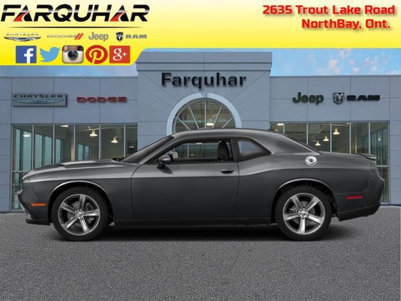 Used 2016 Dodge Challenger SXT - Bluetooth - $217 B/W for sale in North Bay, ON