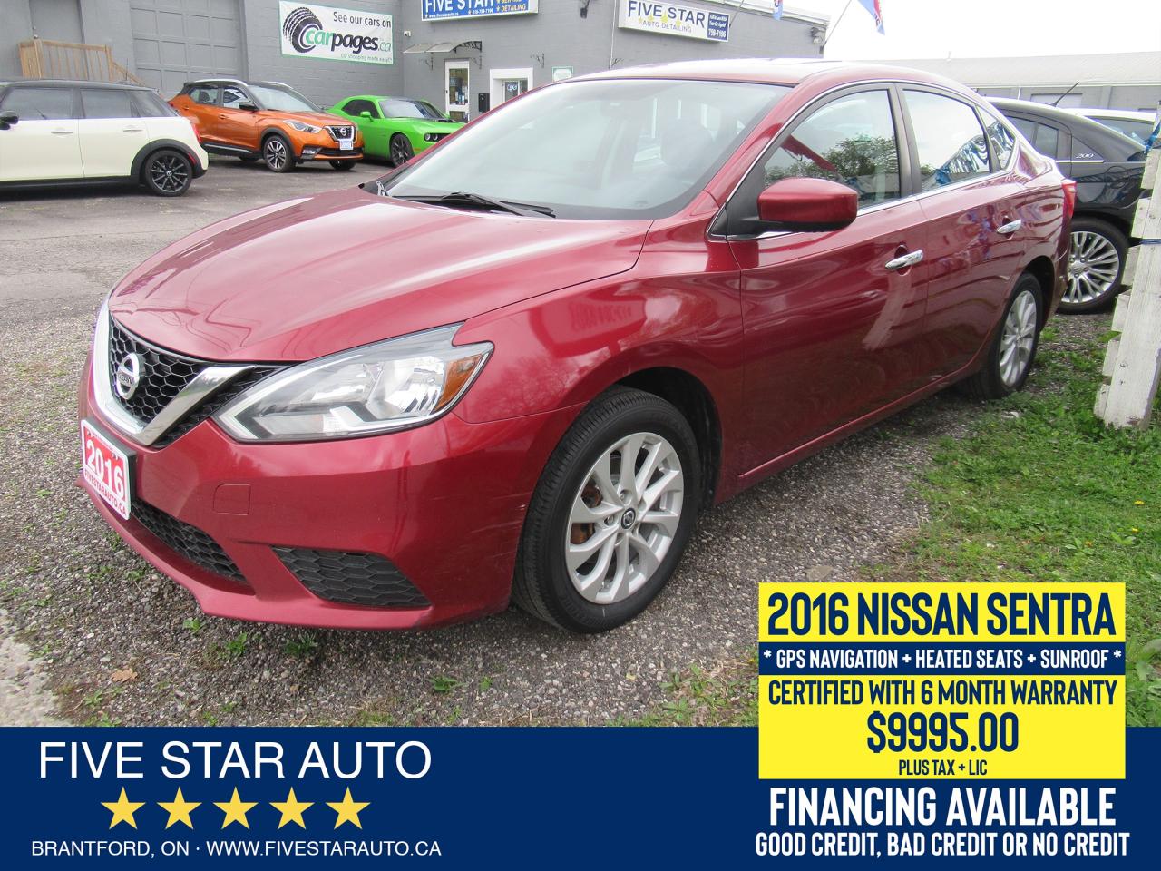 2016 Nissan Sentra SV *Clean Carfax* Certified w/ 6 Month Warranty - Photo #1