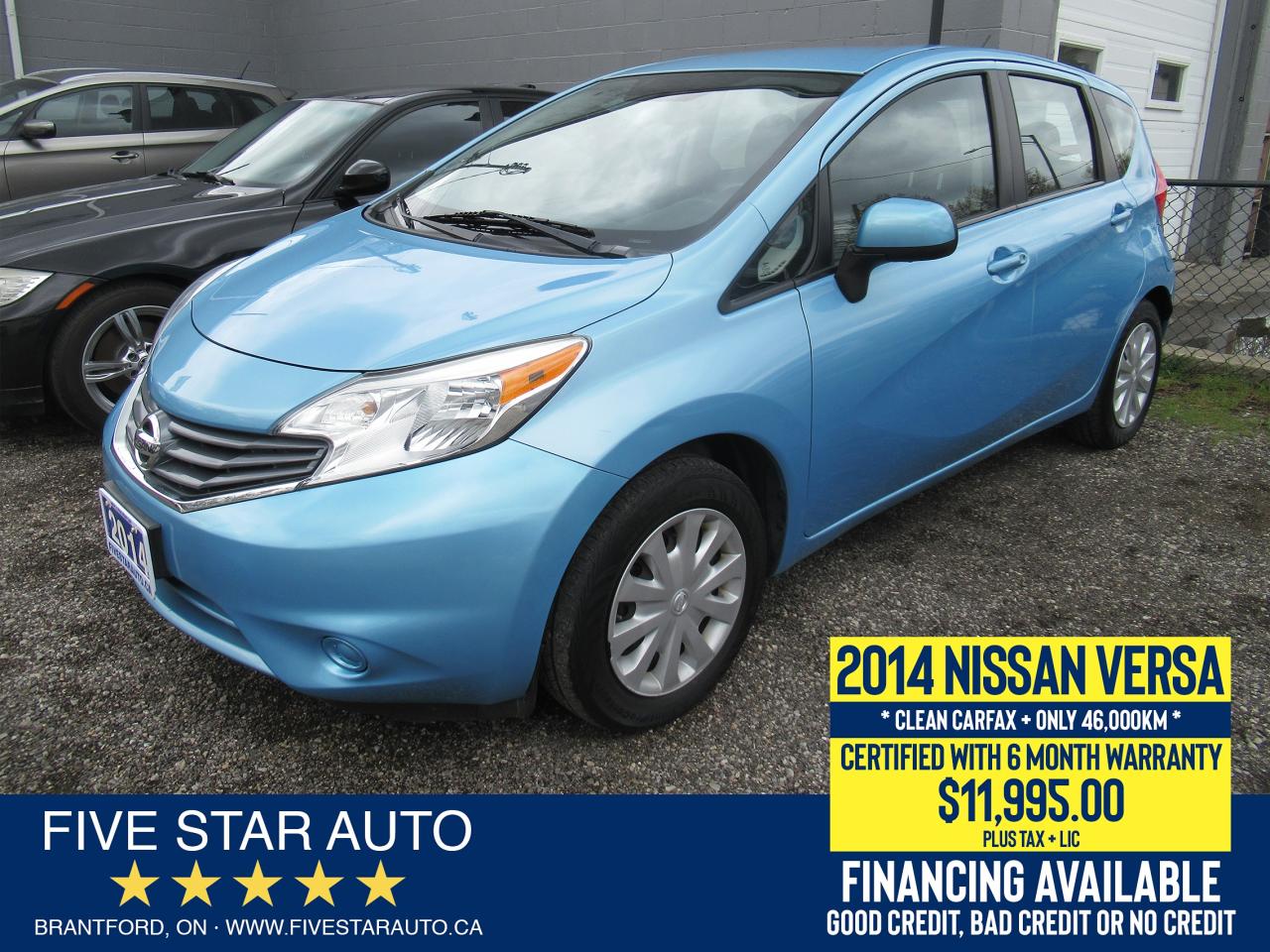 Used 2014 Nissan Versa Note SV *Clean Carfax* Certified w/ 6 Month Warranty for sale in Brantford, ON